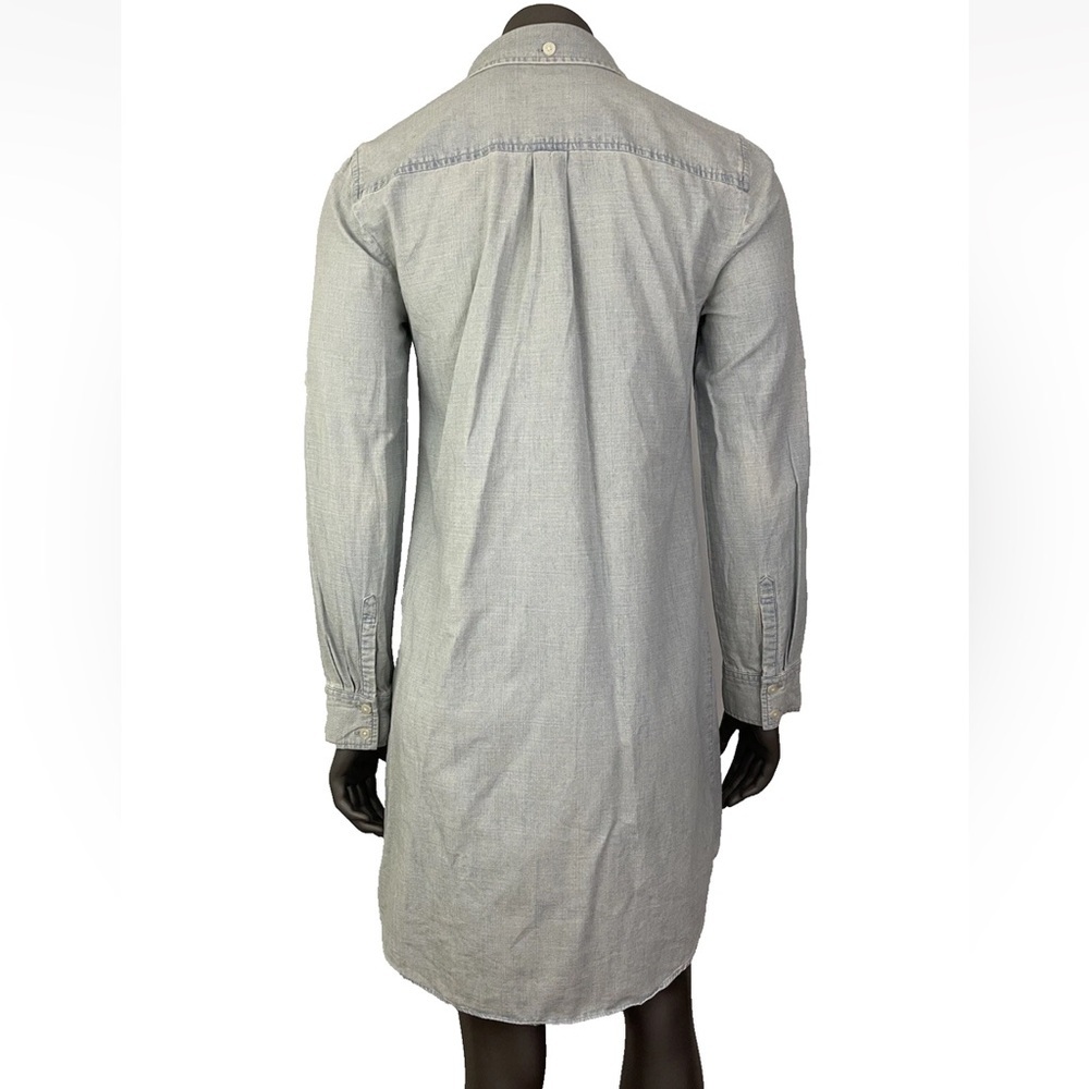J. Crew Shirt Dress Women’s S Light Blue Cotton Denim Button Up - Picture 2 of 9